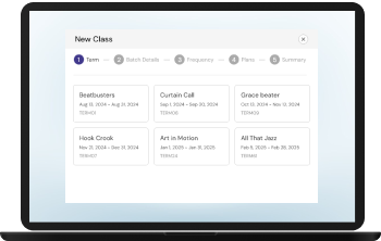 Create Classes - Class Booking Plus