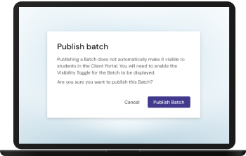 Publish Classes - Class Booking Plus